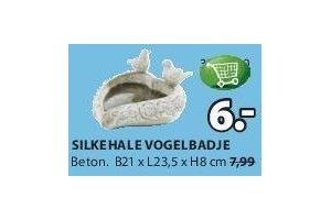 silkehale vogelbadje