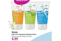 weleda kids 2 in 1 shampoo en bodywash