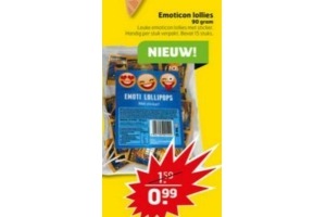 emoticon lollies