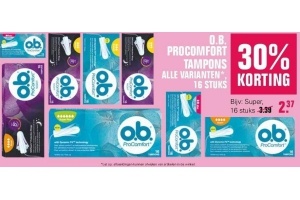 procomfort tampons