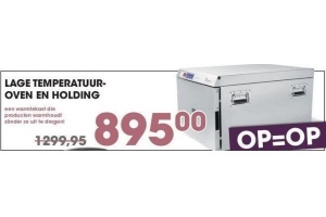 lage temperatuur oven en holding