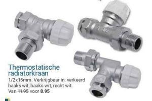 thermostatische radiatorkraan