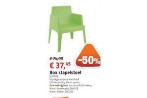 box stapelstoel