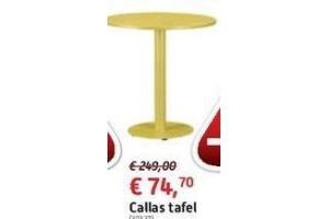 callas tafel