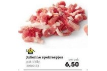 julienne spekreepjes