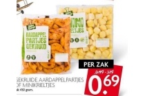gekruide aardappelpartjes of minikrieltjes
