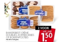bakkersbest creme doublies koffiekoekjes of bokkenpootjes