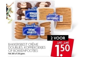 bakkersbest creme doublies koffiekoekjes of bokkenpootjes