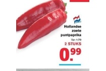 hollandse zoete puntpaprika