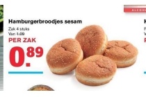 hamburgerbroodjes sesam