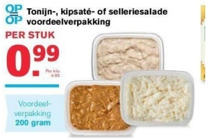 tonijn kipsate of selleriesalade voordeelverpakking