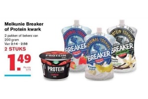 melkunie breaker of protein kwark