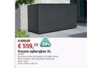 kussen opbergbox xl 21967