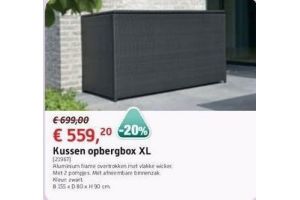 kussen opbergbox xl 21967