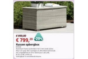 kussen opbergbox 32146