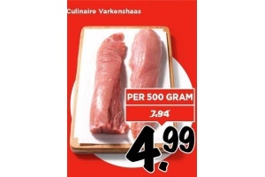 culinaire varkenshaas
