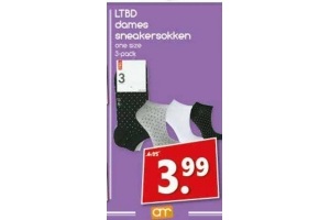 ltbd dames sneakersokken