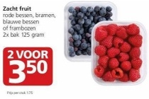 zacht fruit