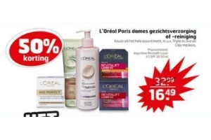 l oreal paris dames gezichtsverzorging of reiniging