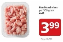 bami nasi vlees