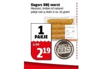 slagers bbq worst