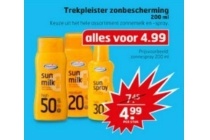 trekpleister zonbescherming