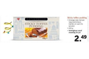 sticky toffee pudding