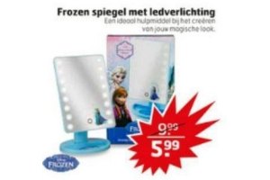 frozen spiegel met ledverlichting