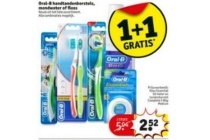 oral b handtandenborstel mondwater of floss