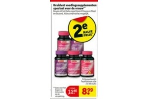 kruidvat voedingssupplementen speciaal voor de vrouw