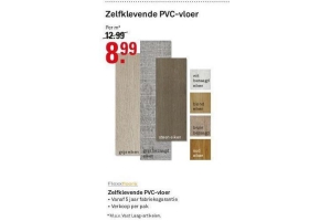 zelfklevende pvc vloer