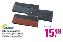 aquaplan bitumen shingles