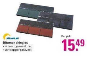 aquaplan bitumen shingles