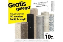 50 soorten tapijt en vinyl