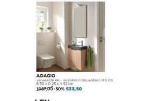 adagio wastafel