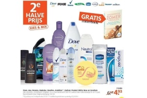 dove axe rexona badedas vaseline andrelon zwitsal prodent white now en zendium