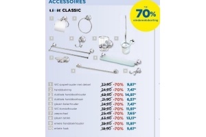 badkameraccessoires van linie classic