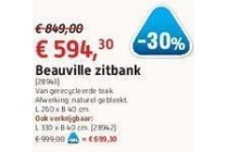 beauville zitbank