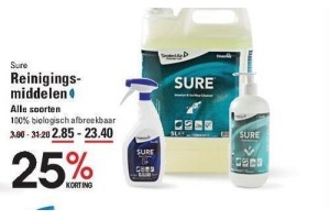 sure reinigingsmiddelen