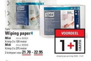 tork wiping paper