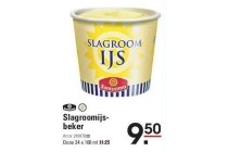 slagroomijsbeker