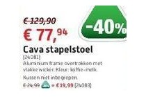 cava stapelstoel