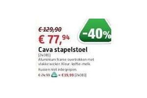 cava stapelstoel