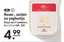 room sorbet en yoghurtijs