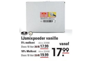ijsmixpoeder vanille
