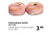 geitenkaas larde