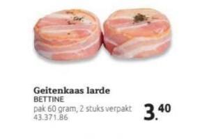 geitenkaas larde