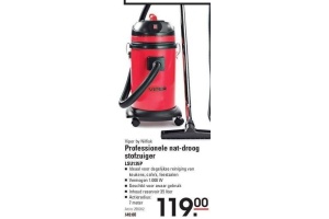 viper by nilfisk professionele nat droogstofzuiger lsu135p