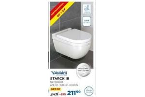 duravit starck iii hangtoilet