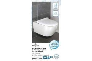 villeroy en boch subway 2 0 slimseat hangtoilet